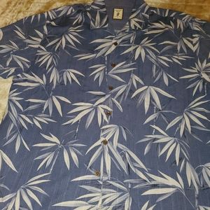 JAMAICA JAXX ISLAND STYLE SILK HAWAIIAN  XL